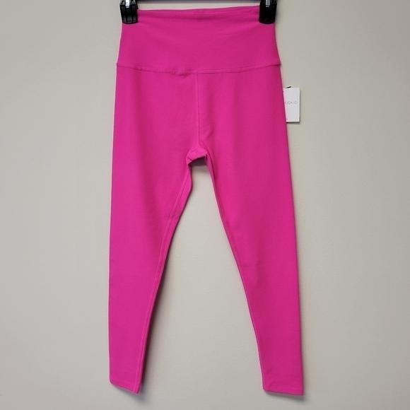 Beyond Yoga Spacedye Caught In The Midi High Waisted Legging Pink Glow L - Picture 2 of 9